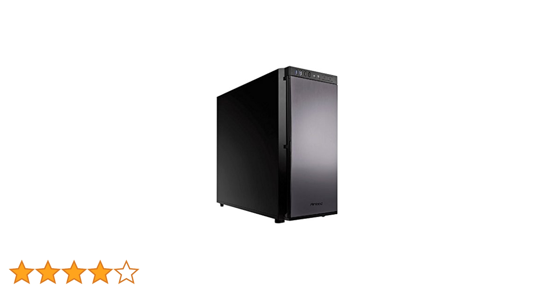 Antec P100 PCケース シルバー/ブラック Antec、静音性を高めたATX対応のミドルタワーPCケース「P100